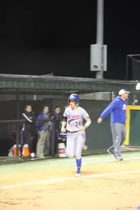 Sophomore Jolene Schaefer hit her first home run of her career against the Jays.