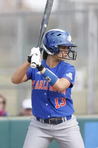 Rebecca Stokes had one hit and one run against San Diego State.