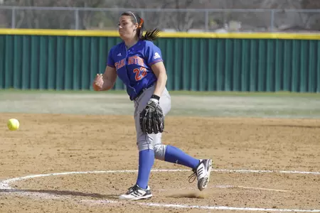 Sophomore Shannon Carrico improved to 6-4 overall.