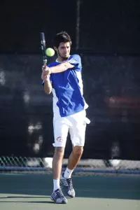 Senior Javier Perez (above) and sophomore Carlos Arbiza enter the match No. 63 in doubles rankings.