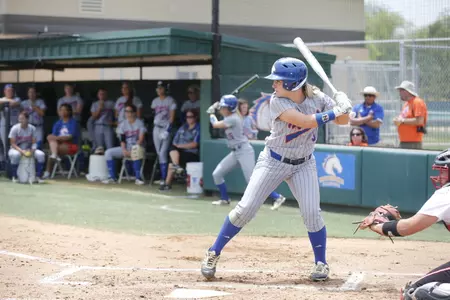 Sophomore Britnea Barilli went 3-4 with one run against the Bobcats in the first game.