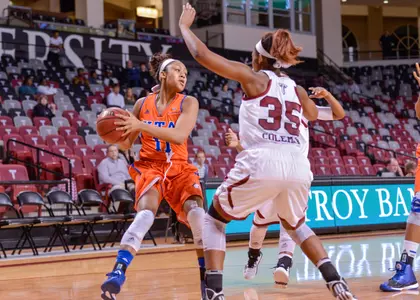 Tahlia Pope was one of two Lady Mavs in double-digit scoring with 10 points.