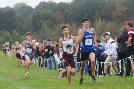 Grayson Birka helped the Mavericks to the SBC cross country title.