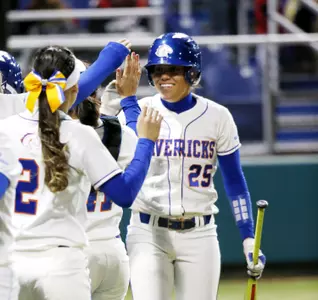 Nina Villanueva is hitting .577 through the team's first 10 games of the season.