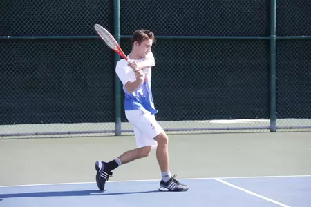 Sebastian Erimicioiu helps the Mavs pull past Lamar College Sunday afternoon.