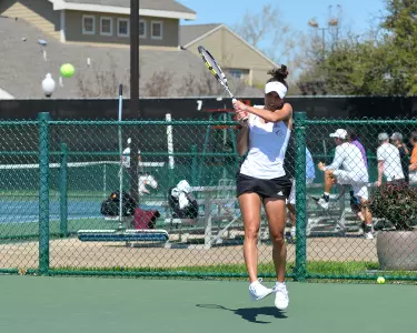 Christine Foote will compete in her final home match of her collegiate career.