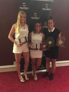 Gehre, de los Rios and Thoms bring home All-Conference honors