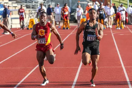 Clayton Vaughn has reached the finals of the 100 meters at the NCAA Championships.