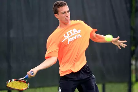 Carlos Arbiza helped his double pairing reach the semi finals.