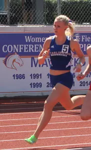 Katelyn Hayward set a school record and posted the No. 11 time in the nation in the steeplechase.