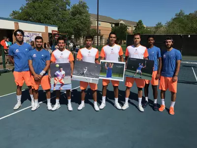 2016-17 men's tennis senior day photo