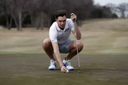 Tanner Gore UTA mens golf at the Texas Star in Euless, TX January 24, 2017. (Photo by/Gregg Ellman