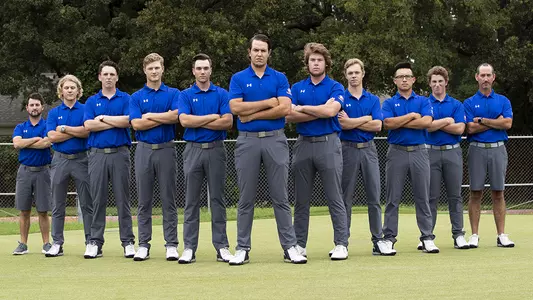2018-19 Mens Golf Team Arms Crossed