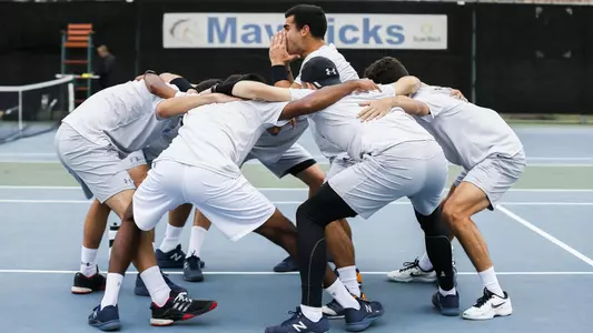 UTA vs TCU men's tennis in Arlington, Texas on Feb 2, 2019. (Photo by/Ellman Photography)