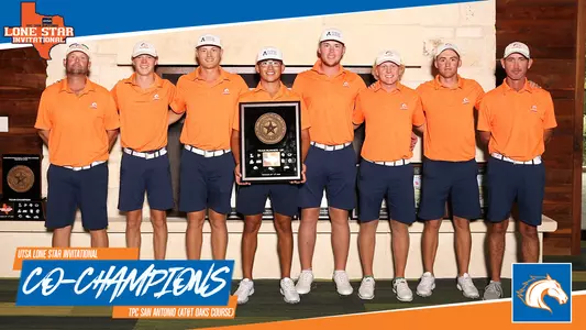 Mens Golf Team UTSA Lone Star Invitational Co Champions