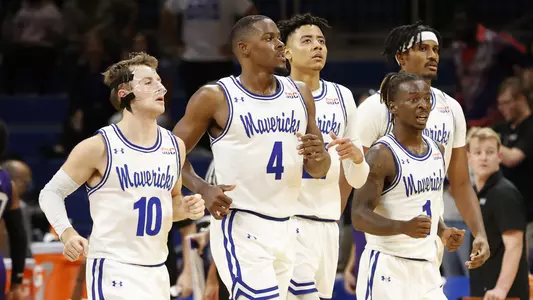 Men's Basketball Team Walk Off Court