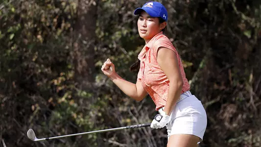 The UT Arlington women's golf team playing in the UTA Invitational presented by Veritex Bank at Texas Rangers Golf Club. in Arlington, Texas on October 20, 2020. (Photo by Gregg Ellman)