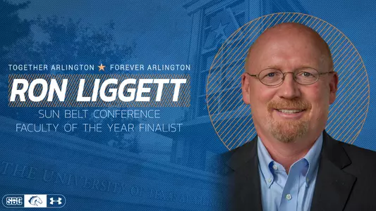 Ron Liggett Sun Belt Conference Faculty of the Year Finalist 2021