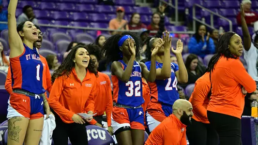 UTA vs Oklahoma womenâ??s basketball game in the Ed and Rae Schollmaier Arena on the TCU campus in Fort Worth, Texas on November 20, 2022. (Photo by Michael Clements/Ellman Photography)