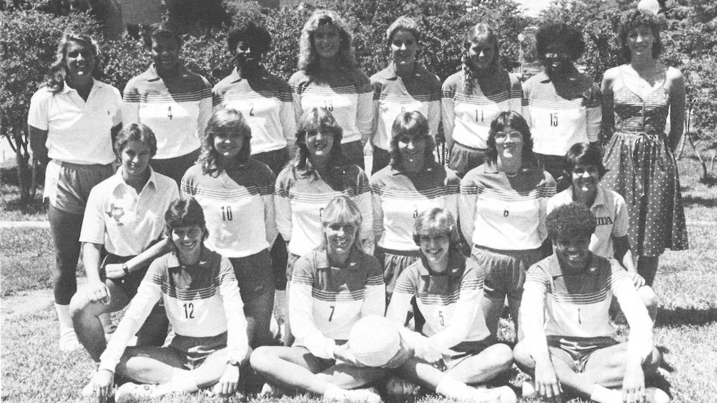 1984 volleyball team photo