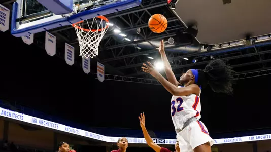 kayla white elevates against texas southern