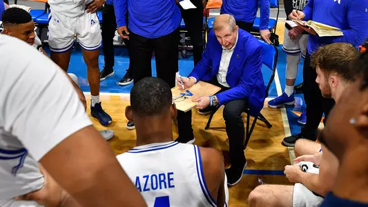 Greg Young Bench Team Huddle