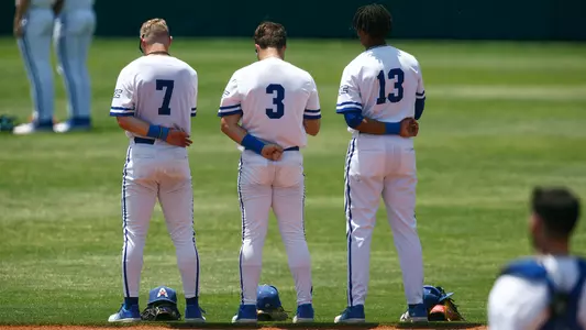 Infield During National Anthem