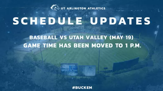 May 19, 2023 Baseball Game Time Change