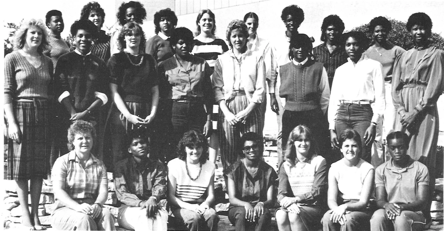1984-85 WBB team photo
