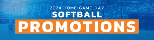 2024 softball home promotions graphic