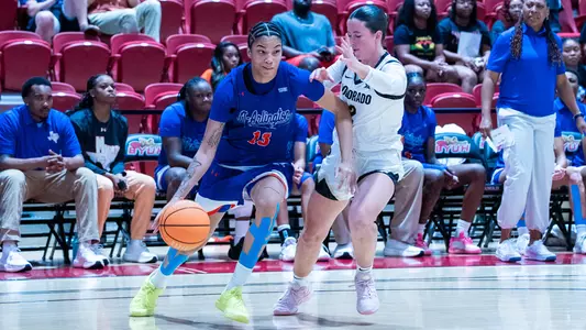 Jadyn Atchison Driving Past Colorado Defender