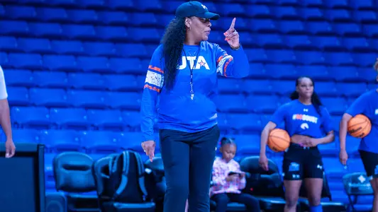 Coach Wright at Practice