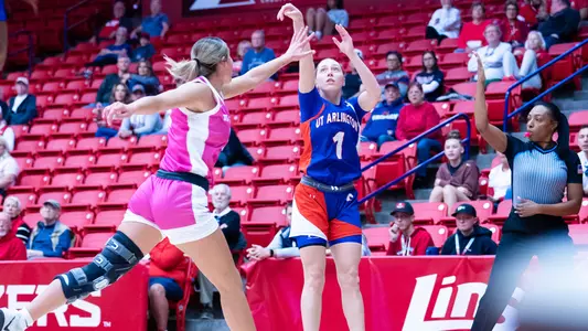 Aspen Thornton Shooting The Three At Utah Tech