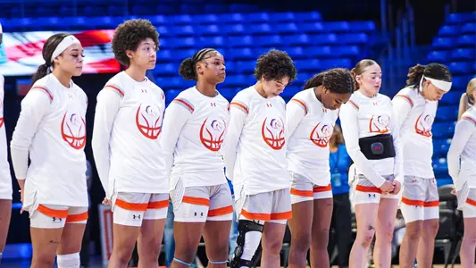 Team Lineup For National Anthem