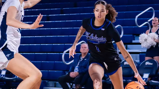 Amiyah Reynolds Driving Past CBU Defender