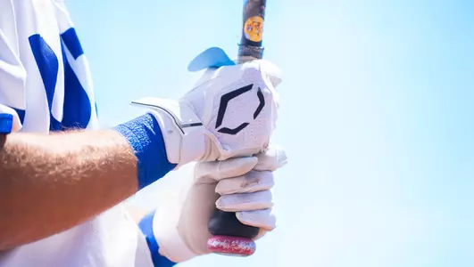 Holding a bat