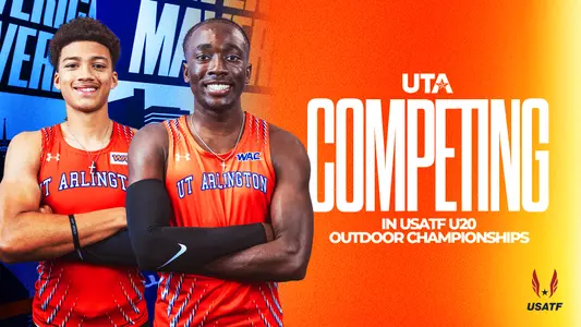 USATF Graphic - "UTA Competing in USATF U20 Outdoor Championships