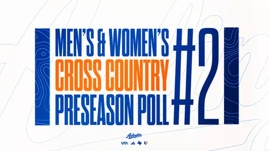 Cross Country Preseason Awards Graphic: "Men's & Women's Cross Country Preseason Poll #2"