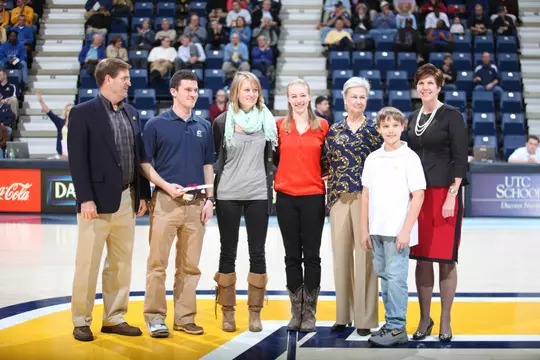the Dayle May Award winners Mark Cole and Morgan Buchanan.