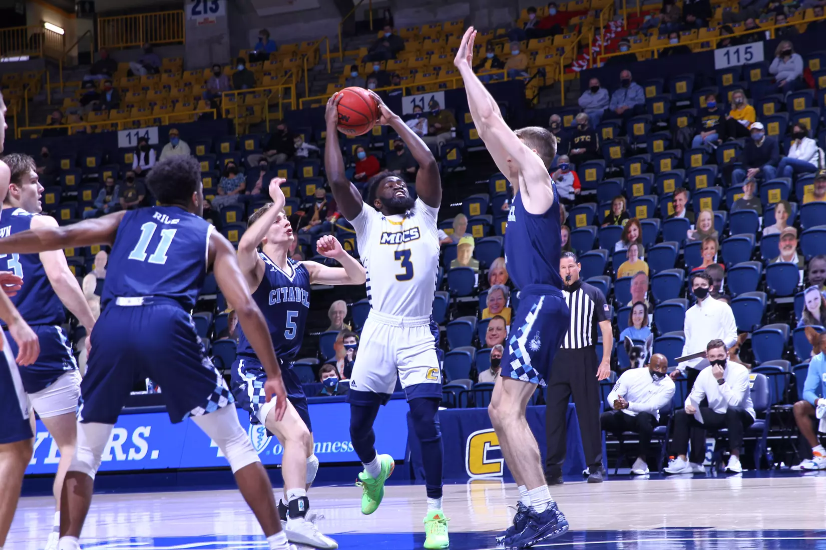 Senior David Jean-Baptiste.