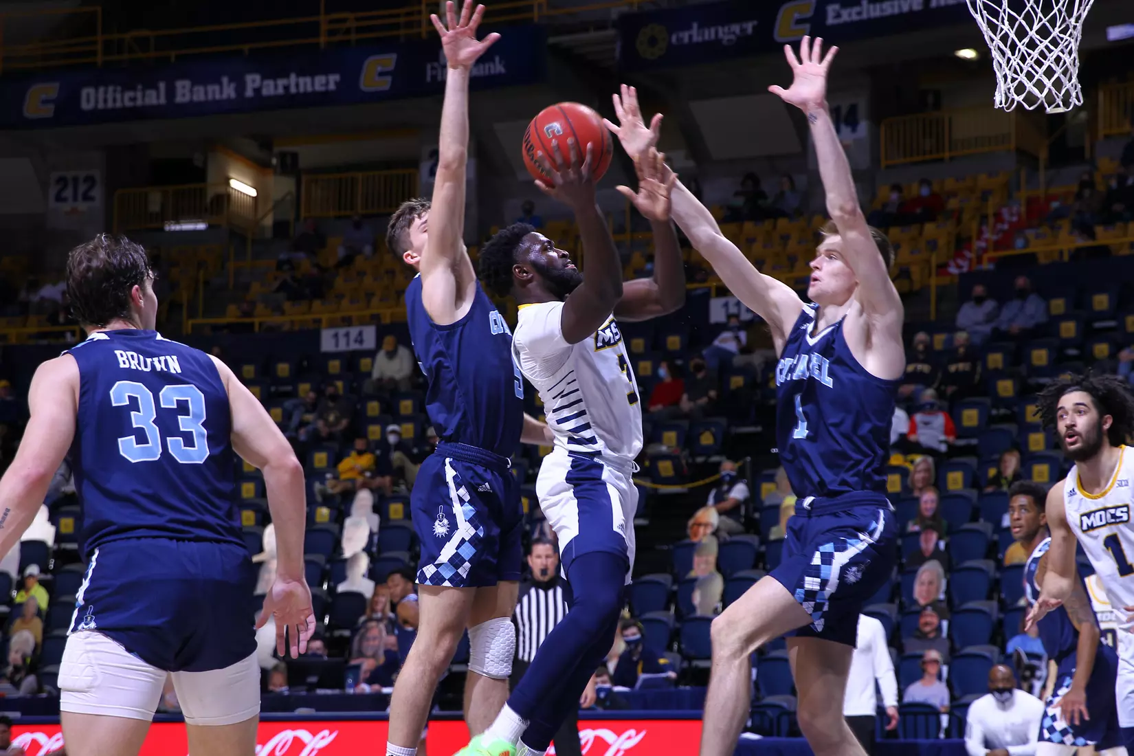 Senior David Jean-Baptiste.