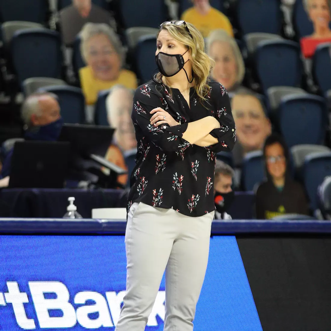 Head Coach Katie Burrows.