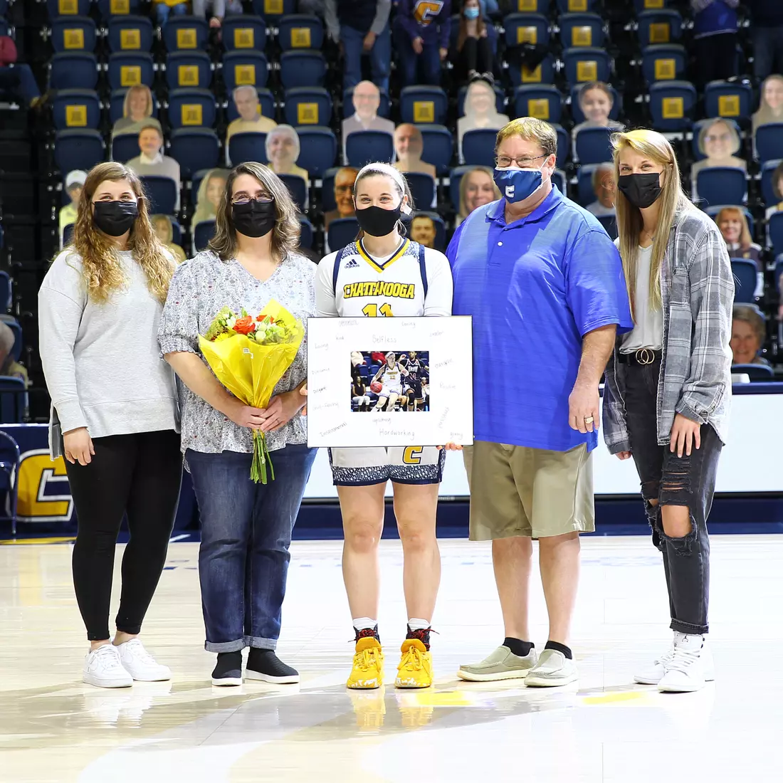 Senior Liz Wood.