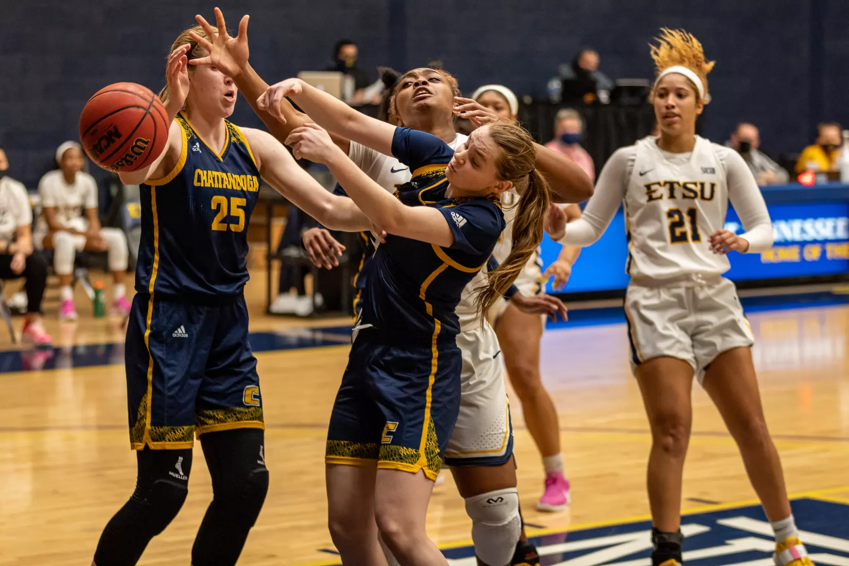 February 25, 2021 - Johnson City, Tennessee - Brooks Gym:
Image Credit: Dakota Hamilton/ETSU
