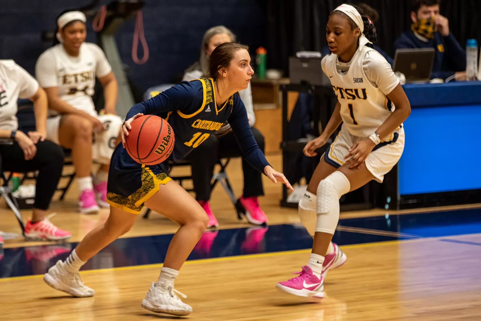 February 25, 2021 - Johnson City, Tennessee - Brooks Gym:
Image Credit: Dakota Hamilton/ETSU