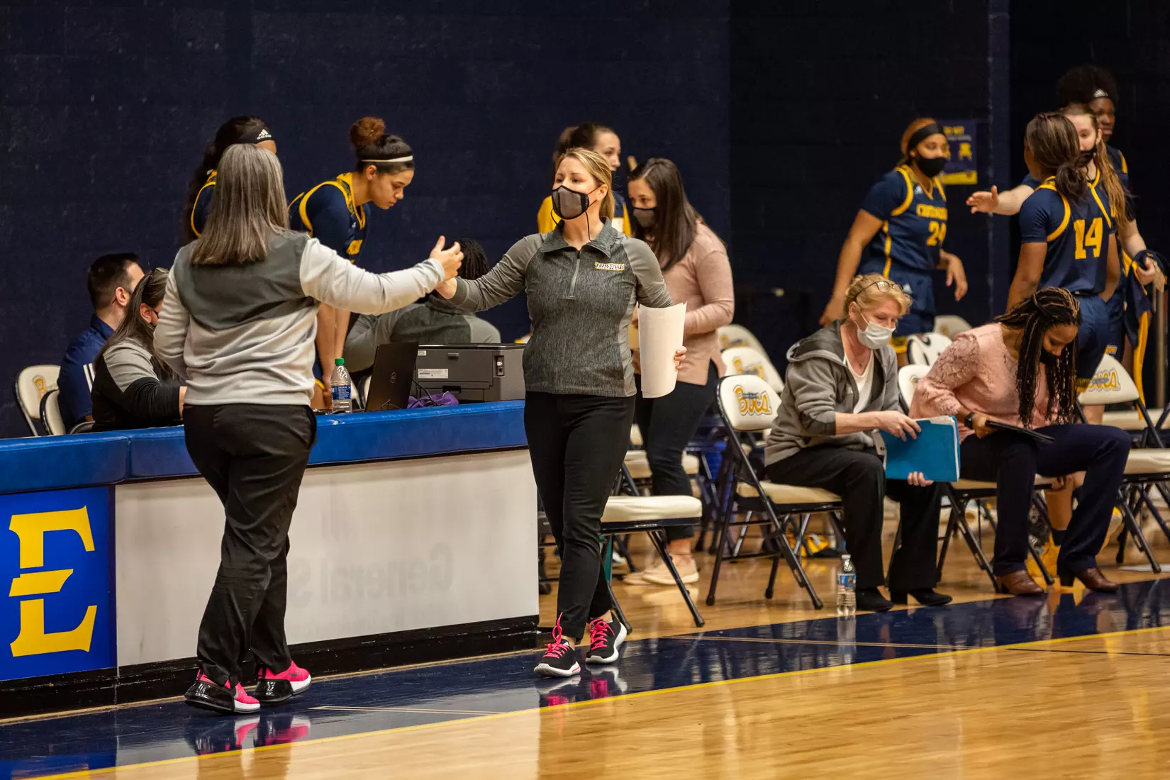February 25, 2021 - Johnson City, Tennessee - Brooks Gym:
Image Credit: Dakota Hamilton/ETSU