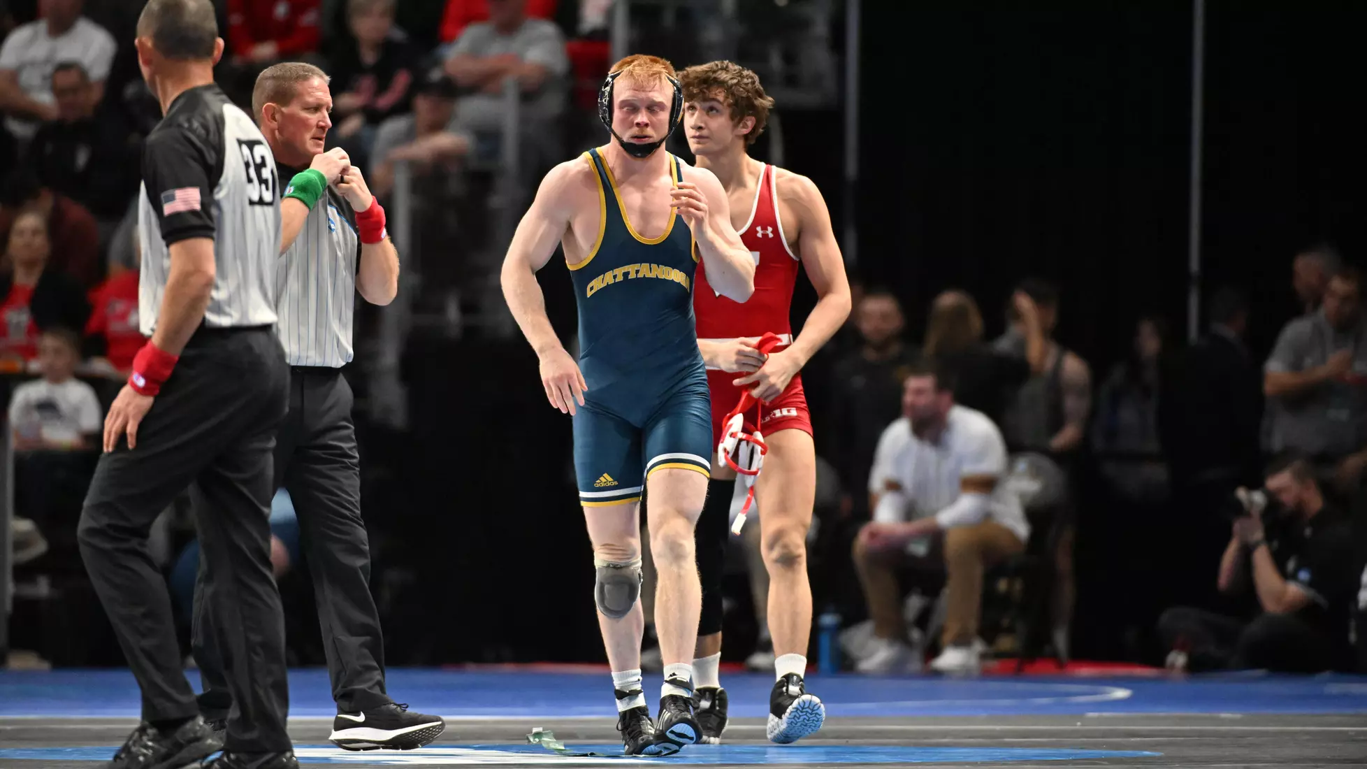 Drew Nicholson at the NCAA Championships.