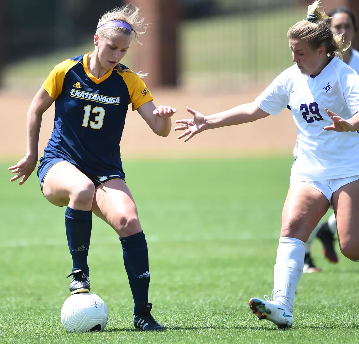 UT Chattanooga takes on Furman in the semi-finals of the 2021 Southern Conference Womenâ??s Soccer Championship at the Stone Soccer Stadium on Sunday, April 11, 2021 in Greenville, South Carolina.