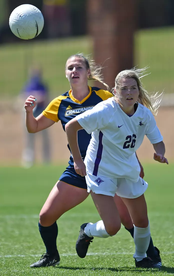 UT Chattanooga takes on Furman in the semi-finals of the 2021 Southern Conference Womenâ??s Soccer Championship at the Stone Soccer Stadium on Sunday, April 11, 2021 in Greenville, South Carolina.