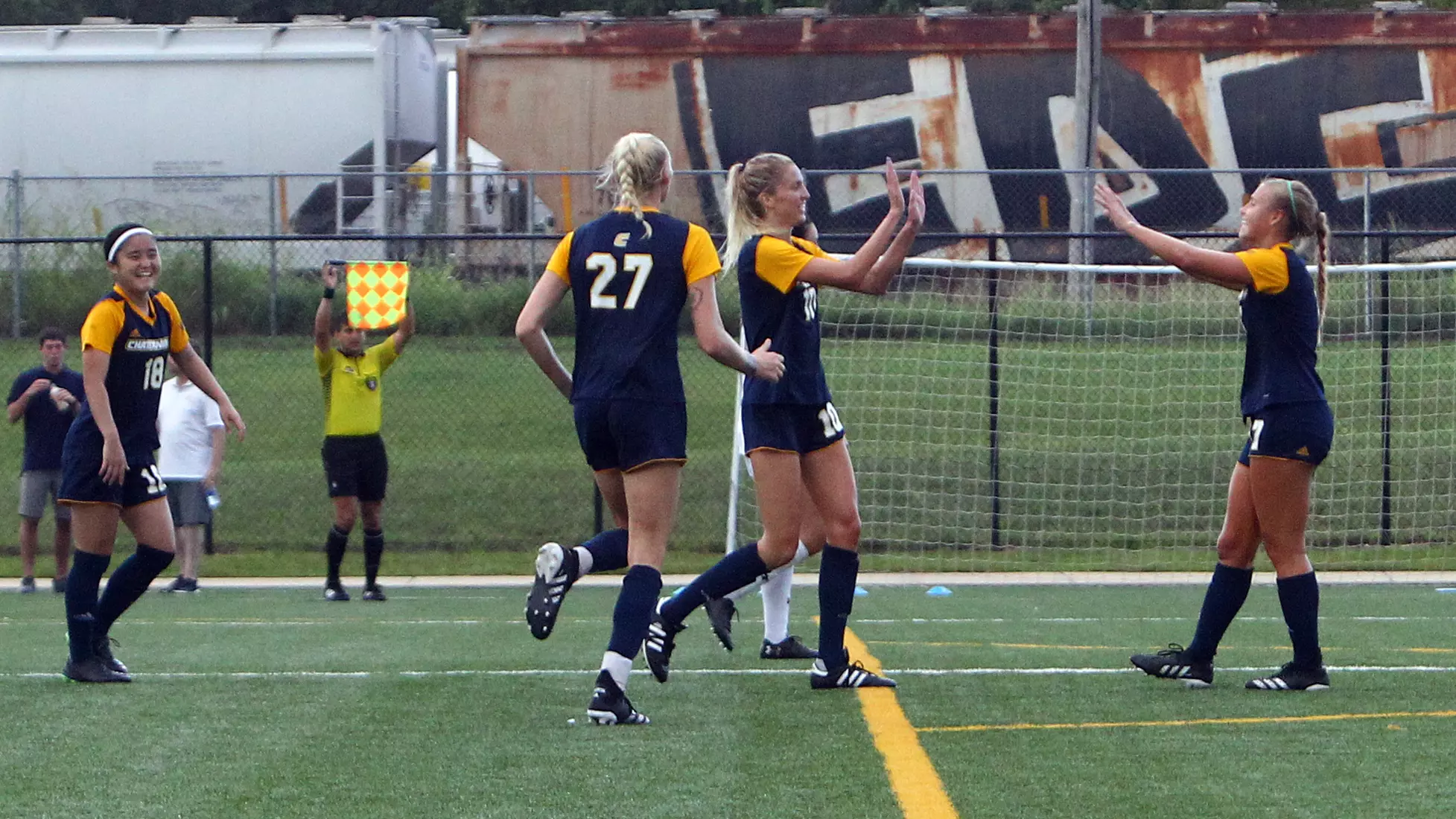 Samantha Shaw goal celebration